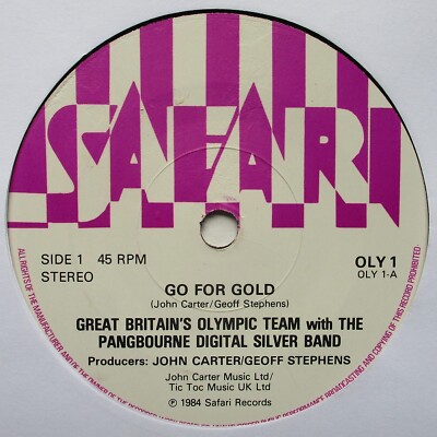 Great Britains Olympic Team/Pangbourne Silver Band - 7'' 45 - Go For Gold - EX/M