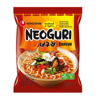 120g Nongshim Neoguri Ramyun Instantnudeln Noodle Soup Koreanische Ramen