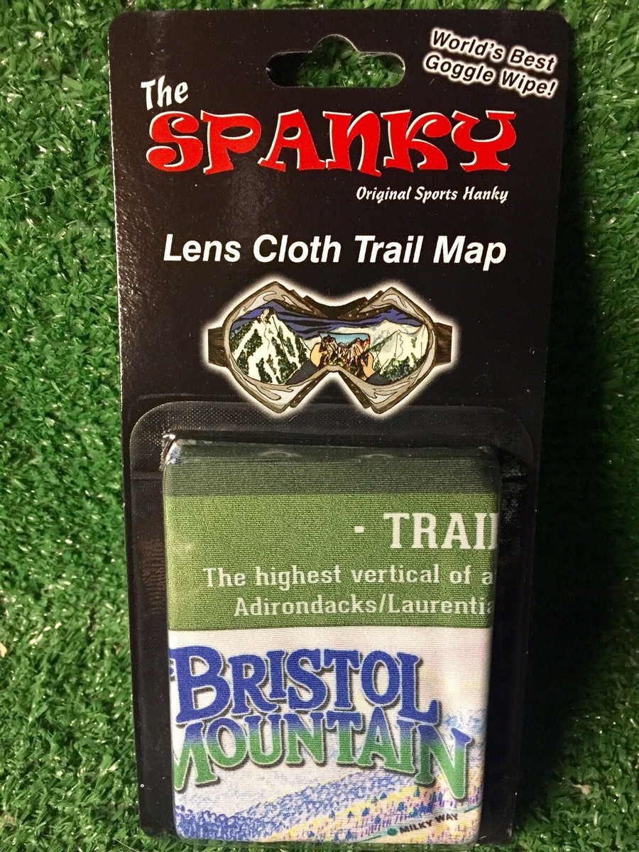 Bristol Mountain Ski Resort Lens Cloth Trail Map The Spanky 14