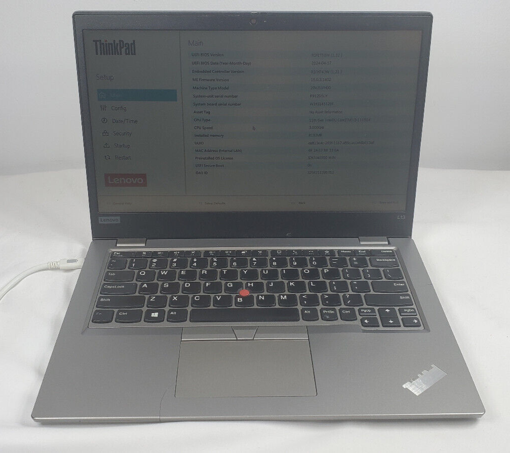 Lenovo ThinkPad L13 Gen 2 i3-1115G4 8GB RAM *Read* | eBay