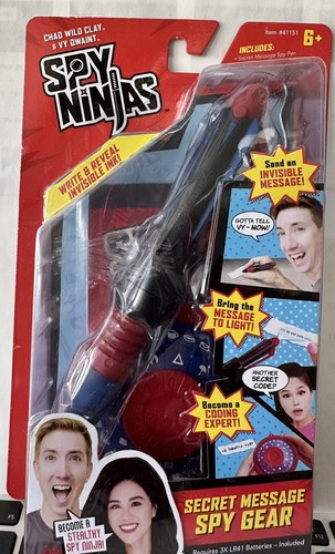 SPY NINJAS Chad Wild Clay & Vy Qwaint Secret Message Spy Gear Invisible Ink Pen - Picture 3 of 4