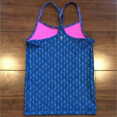 Sehr empfehlenswertes ivivva Tanktop Größe 4 (105-115cm) schöne blaue Farbe