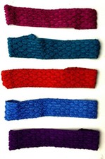 Baby Girl Assorted Multicolor 7" Headbands Lot of 5