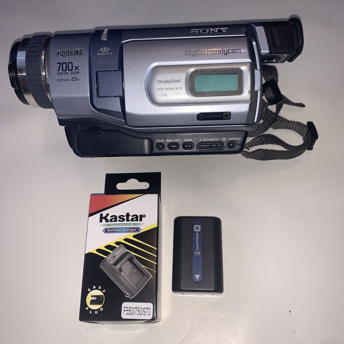 Sony DCR-TRV340 Digital8 Hi8 8mm Video8 Camcorder VCR Player Sony DCR-TRV340 Digital8 Hi8 8mm Video8 Camcorder VCR Player