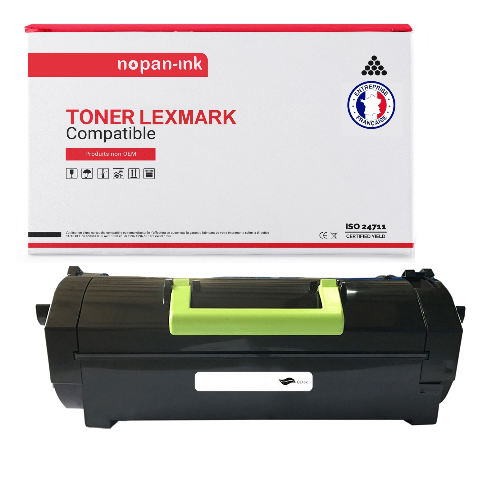 Toner 51B2000 Lexmark 51B00A0 noir compatible cartouche imprimante laser MS417