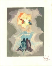 SALVADOR DALI DANTE TIMELINE OF CACCIAGUIDA CTABLE 16 PARADISE