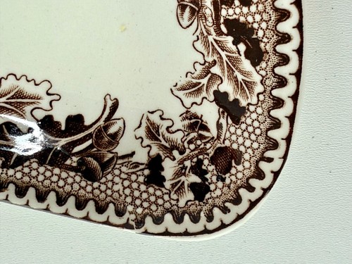 Johnson Brothers Ironstone Dishes (3) Unusual Shape & Pattern - Picture 9 of 9