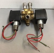 ASCO EF8342G020 1/4  4 WAY 125 PSI Dual Solenoid Valve b18 