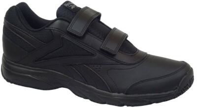 Reebok Work N' Cushion KC Slip Resistant Women's Leather Black Shoes V46976