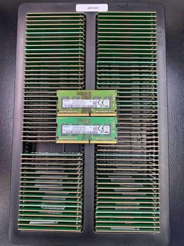 Lot of 100 SAMSUNG 4GB DDR4 Memory PC4-2400 SODIMM Laptop RAM