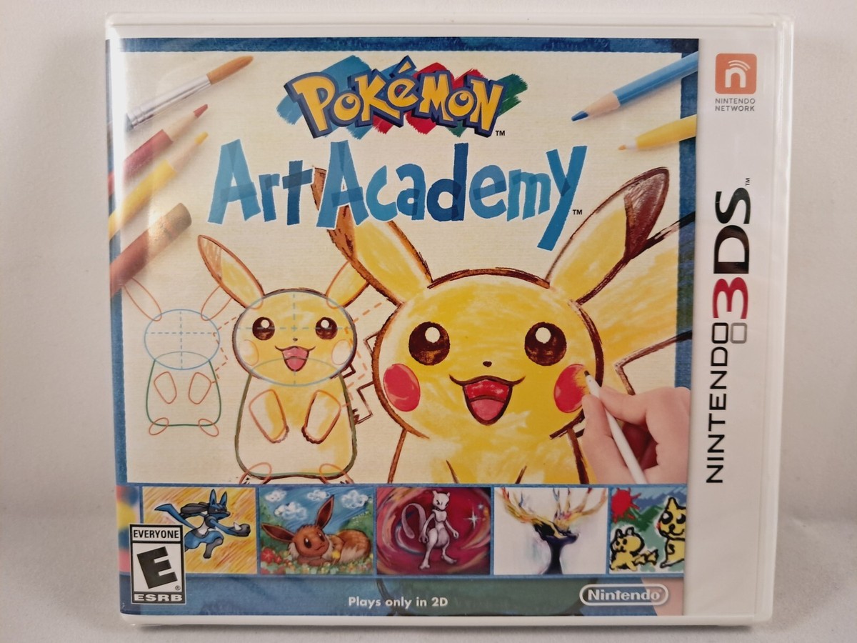 POKEMON: ART ACADEMY (NINTENDO 3DS) BRAND NEW AND FACTORY SEALED