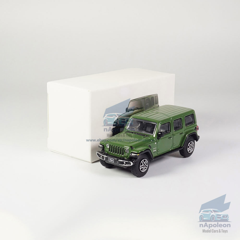Small car 1/64 Jeep Ford 2台セット 1:64 Jeep Wrangler Sahara Model Car Diecast Vehicle Gift