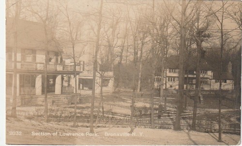 Bronxville NY RPPC Sezione di Lawrence Park 1916 Pub. Thos. J. Lydon