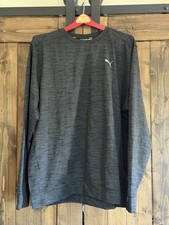 Puma Men's Crew Neck Brushed Fleece Pullover Lightweight Sweatshirt Xl