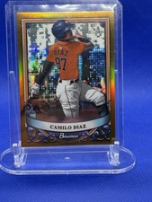 Topps 2024 Bowman Sterling Camilo Diaz Gold Refractor /50 RC Hot Astros prospect
