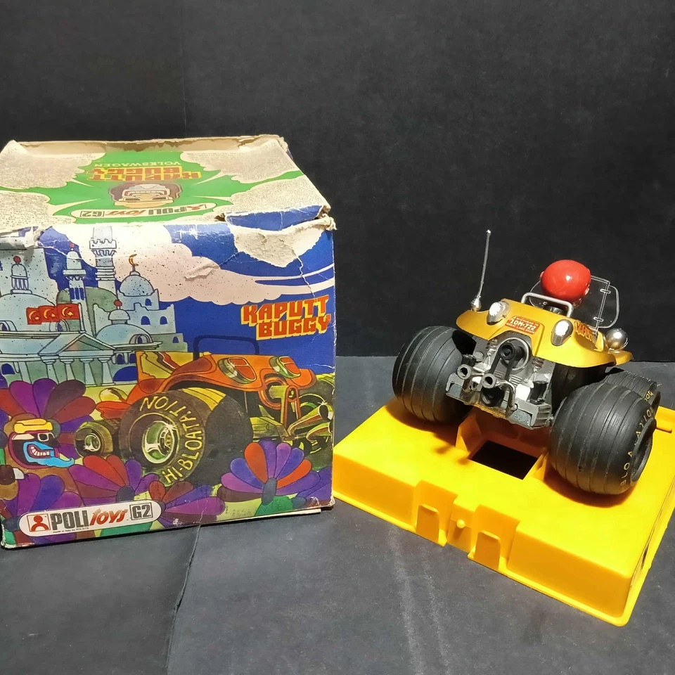 Modellino Politoys Kaputt Buggy G2 Volkswagen originale 1970 rara con scatola - Immagine 2 di 4