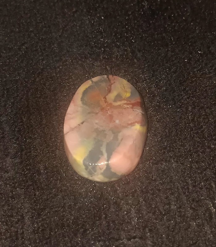 Rare Butterfly Jasper (30x22mm Hand Carved With Dremel Cabonchon Preform).