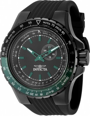 Invicta Men's 49731 Aviator Quartz VD72 Black Dial Watch for sale