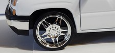 #2002 Motormax escala 1/25 ruedas y neumáticos para actualización Chevy Silverado 1500 2006