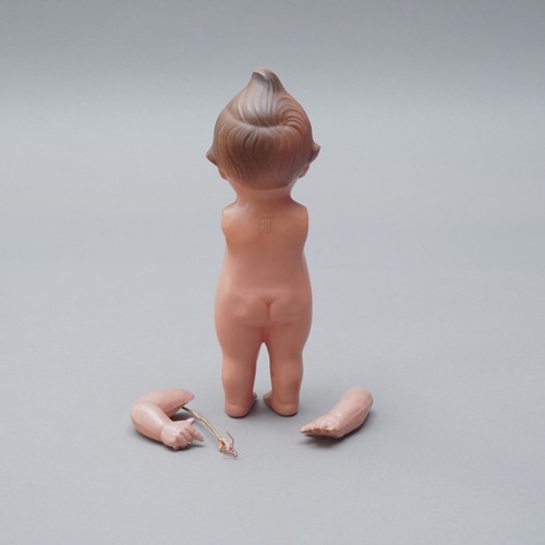 D. R.p Allemagne CELBA Nixe Celluloïd Poupée Pour 1930 Eierliesl Steifbeinpuppe - Photo 6/8