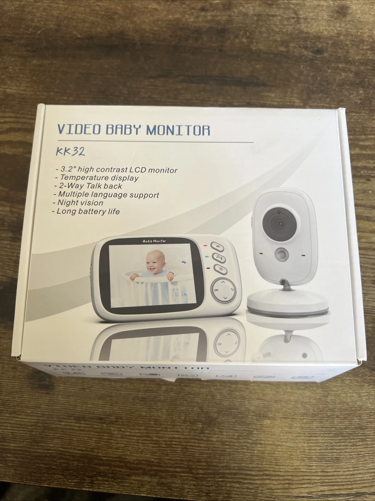 VB603 3.2" No WiFi Baby Monitor with Camera and Audio,Lag-Free Connection