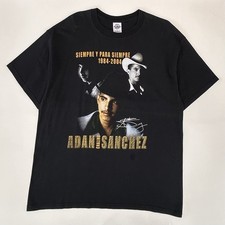 Vintage Y2K Adan Chalino Sanchez T Shirt Mexican Chicano Narco Corridos Men’s XL