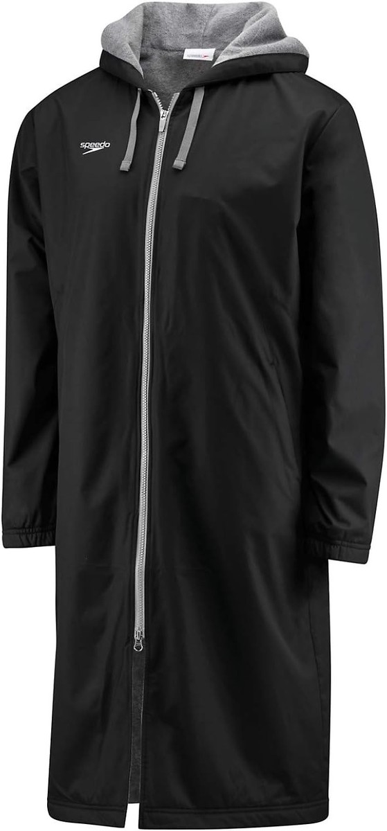 Speedo Men's Team Unisex Swim Parka Black Small for sale online | eBay