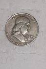 1957-D Ben Franklin SILVER Half Dollar USA Collector Coin Date Denver Mint 90%