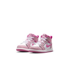 TODDLER JORDAN 1 MID DQ8425-601 PINK FOAM/PINK FOAM-CHINA ROSE-WHITE-SIZE 10