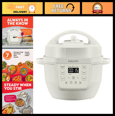 #ad #ad 7 in 1 Mini Multi Cooker 4QT Pressure Cooker Slow Cook Sauté Steam Rice Ma $139.99