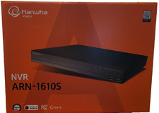 Hanwha ARN-1610S 16 Channel POE NVR 8TB 4x2 Lightly Used No Scratches or Dents