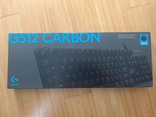 Logitech G512 Carbon Mechanical Wired USB RGB Keyboard GX Brown Black QWERTY