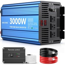 Off Grid Inverter 3000W 24V Pure Sine LCD