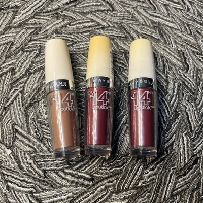Maybelline New York Super stay 14 Hour Lipstick  Choose Your Shade. NEW.