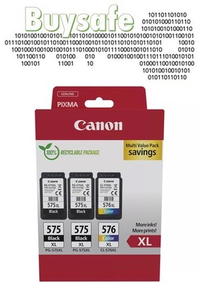 Canon PG-575XL (x2) / CL-576XL Doppelpack Druckertinten für PIXMA TS4750i