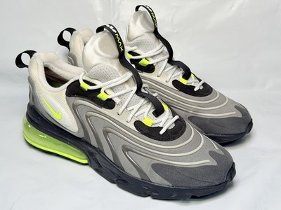Nike Air Max 270 Men's Shoe's React Eng Neon Yellow (CW2623-001) Size 10.5