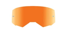 FLY RACING Zone Pro Goggle Adult Single Lens Orange Mirror/Smoke W/ Post 37-5425