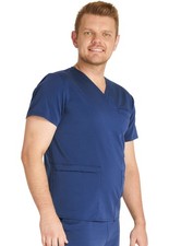 Navy Cherokee Atmos Scrubs Mens V Neck CK719A NAV