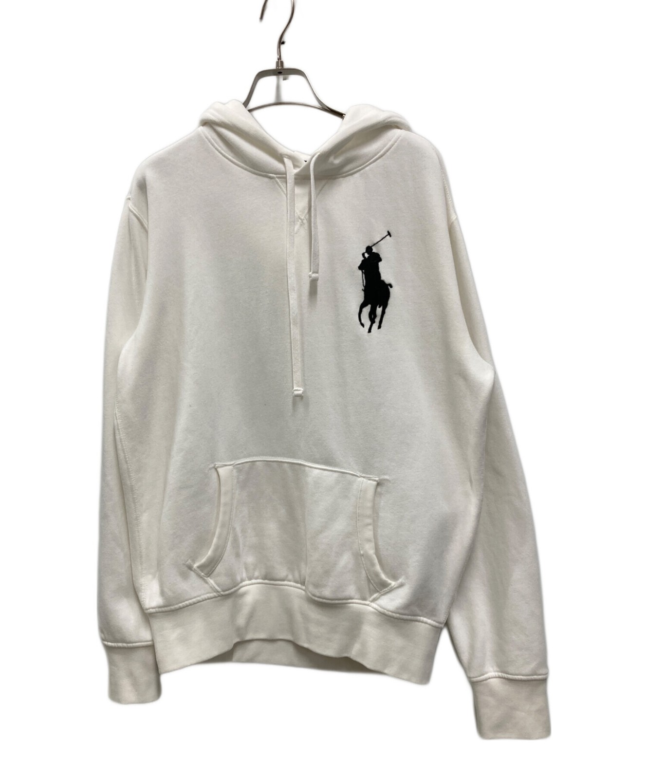 POLO RALPH LAUREN Big Pony Pullover Felpa con Cappuccio Taglia:S Bianco Uomo