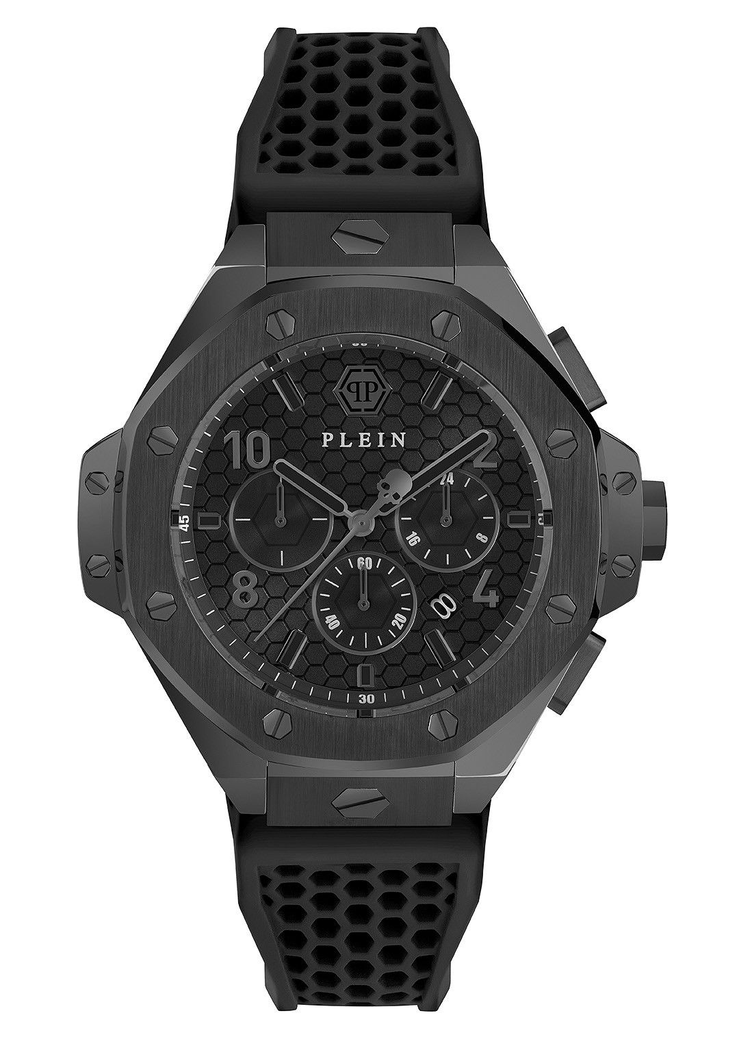 Philipp Plein Black Mens Chronograph Watch Plein Chrono Royal PWPRA0924