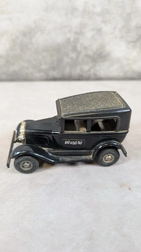 Tonka Rat-A-Tat-Tat Die-cast Black Toy Car Vintage Antique Style Collectible
