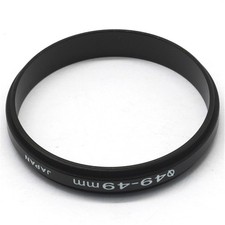 Male 49mm-49mm Macro Lens Reverse Coupling Ring Adapter