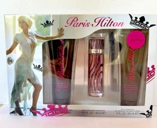 Paris Hilton Women 3Pc Gift Set EDP 1 oz-B Lotion- Shower gel 3 oz Each NIB
