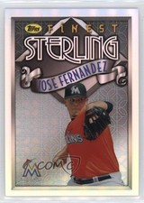 2014 Finest 1996 Topps Sterling Design Refractor Jose Fernandez #TS-JF 14lm