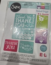 Ellison SIZZIX Texture Impressions Embossing Folder Set A2 655851 RACHAEL BRIGHT