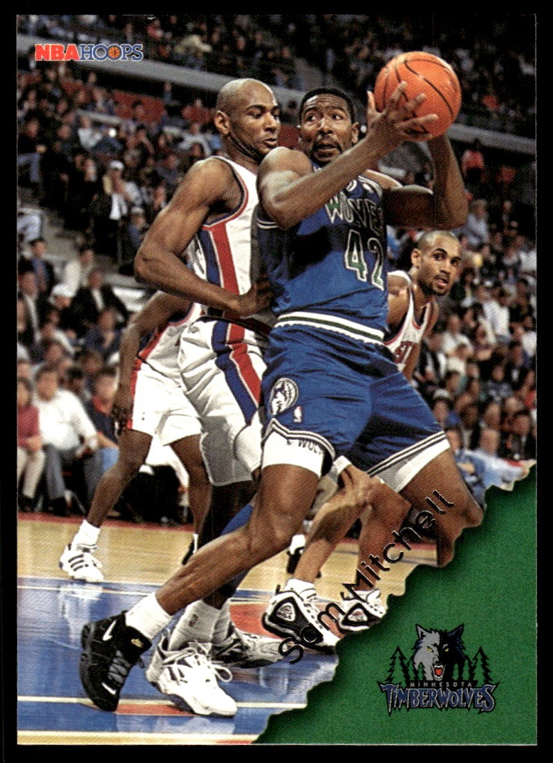 Sam Mitchell 1996-97 Hoops #95 Timberwolves NBA READ FREE SHIPPING AutographDen