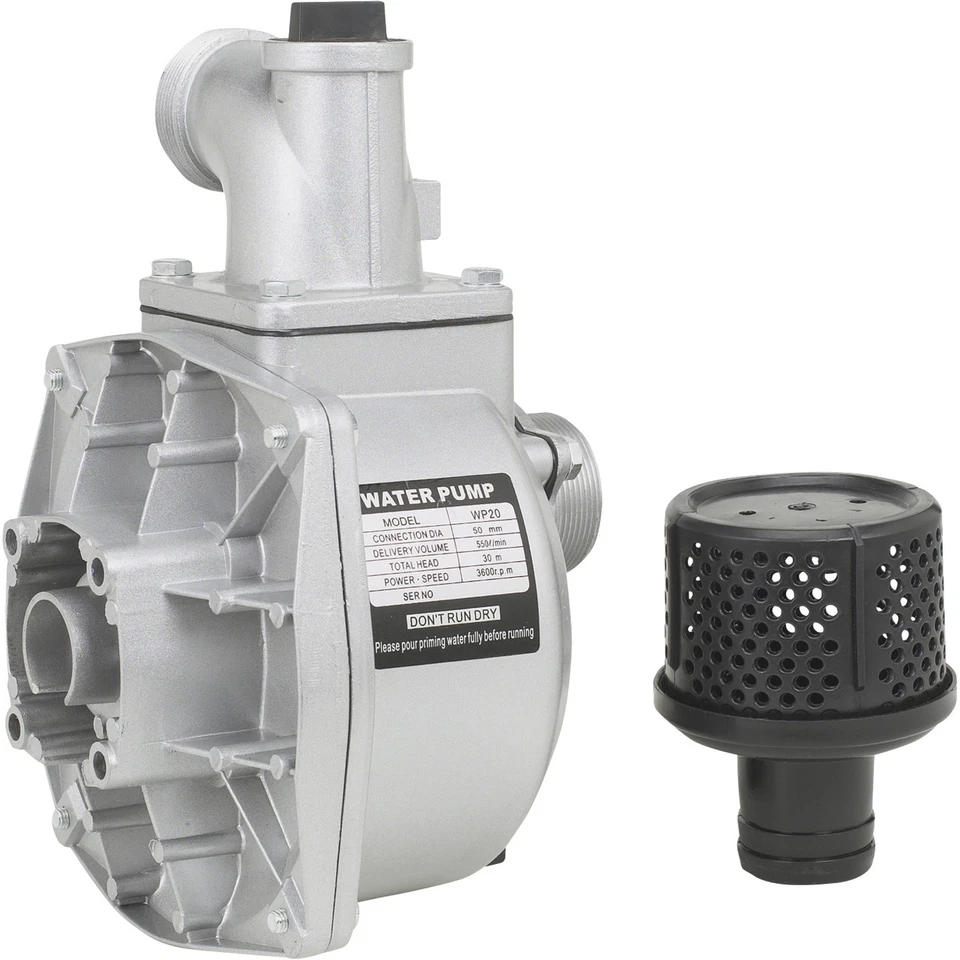 Semi-Trash Water Pump ONLY, For Straight-Keyed Shafts, 2in. Ports, 7,860 GPH - Image 2 of 4