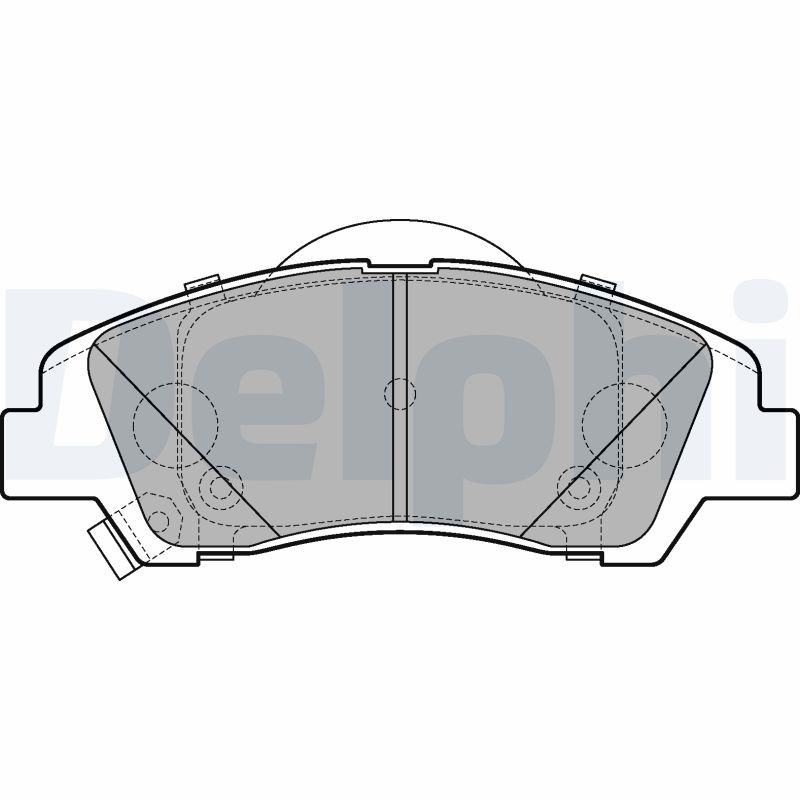 Front DELPHI-OE LP3265 Brake Pad Set, disc brake for HYUNDAI