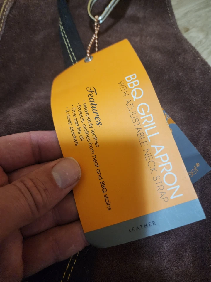 Delantal de parrilla de cuero Fox Run Outset F240 nuevo con etiquetas Foto 2 de 4