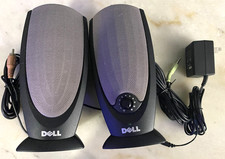 Dell A215 Multimedia 2 Channel Computer Speakers /Pair/W Power Supply